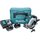 Makita DSS 610 RFJ Akku Handkreissäge 18 V 165 mm + 2x Akku 3,0 Ah + Ladegerät + Makpac