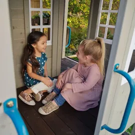 KidKraft Spielturm Cozy Escape mit Rutsche Grau