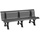 Blome Borkum 200 x 64 x 80 cm anthrazit
