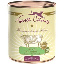 Terra Canis Rind mit Karotte, Apfel Naturreis 6 x 800 g