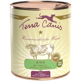 Terra Canis Rind mit Karotte, Apfel Naturreis 6 x 800 g