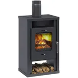 Kaminofen Lulea Stahl anthrazit 6 kW