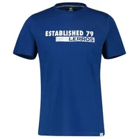 LERROS T-Shirt »LERROS Logo T-Shirt, unifarben« Lerros SPACE BLUE - S