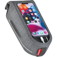 KLICKfix Rahmentasche Phone Waterproof grau