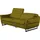 Egoitaliano "Dafne, elegantes Designsofa mit hohem Sitzkomfort", wahlw. mit elektrischer Relaxfunktion, Kopfteile manuell verstellbar grün