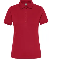 Damen Bio Stretch Polo-Shirt "JN1805" UV-Schutz - 3XL - red