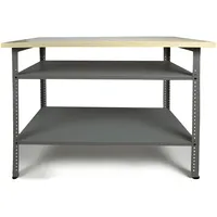 Ondis24 Werkbank Metall 120 x 85 x 60 cm grau