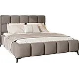 petits-meubles Bett mit Bettkasten 160x200cm Beige - Beige