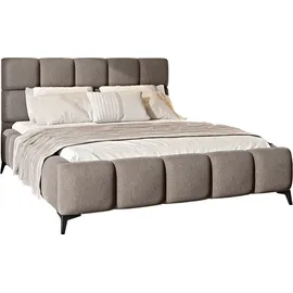 petits-meubles Bett mit Bettkasten 160x200cm Beige - Beige