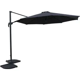 Garden Pleasure Deluxe-Ampelschirm Ø 300 cm anthrazit