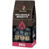 Magna Holzbriketts Holzkohlebriketts 9 KG, 9 kg