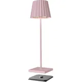 SOMPEX Dekoleuchte Aluminium 38 cm Akku spritzwassergeschützt pink