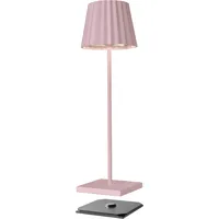 SOMPEX Dekoleuchte Aluminium 38 cm Akku spritzwassergeschützt pink
