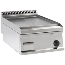 KBS Gastrotechnik Elektro-Grillplatte glatt hartverchromt mit 1 Heizzone Tischgerät