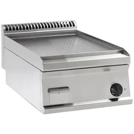 KBS Gastrotechnik Elektro-Grillplatte glatt hartverchromt mit 1 Heizzone Tischgerät