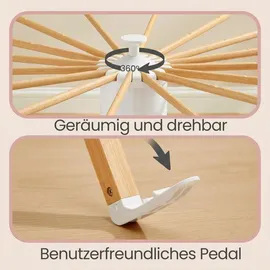 Songmics Wäscheständer 16 m Beige