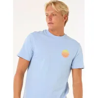 Rip Curl Wettie Passage Icon Kurzarm-t-shirt - Ice Blue