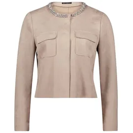 Betty Barclay Blazer-Jacke mit Brusttaschen, Taupe, 36
