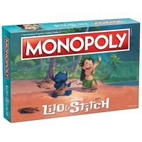 Monopoly Disney Lilo & Stitch Board Game | Based on Disney's Lilo and Stitch Animated Movie | Collectible Monopoly Board