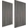 Tectake Akustikpaneel Sonic Eiche hellgrau 2 St. 60 x 120 x 2,1 cm