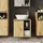 Vicco Waschbeckenunterschrank 60 x 60 x 46 cm Braun/Grau
