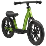 Bikestar Extra leichtes Kinder Laufrad mit Trittbrett für Jungen, Mädchen ab 3-4 Jahre | 12 Zoll Lauflernrad Eco Classic | Grün