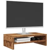 vidaXL Monitorständer Altholz-Optik 42x24x13 cm Holzwerkstoff