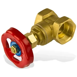 T-max Stabilo Sanitär - Messing Absperrschieber 1 Zoll DN25 Muffenschieber Heizungsschieber