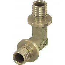 TECE TECEflex Winkelkupplung 90 Grad Dimension 16x16mm, Standard Messing, 767016
