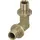 TECE TECEflex Winkelkupplung 90 Grad Dimension 16x16mm, Standard Messing, 767016