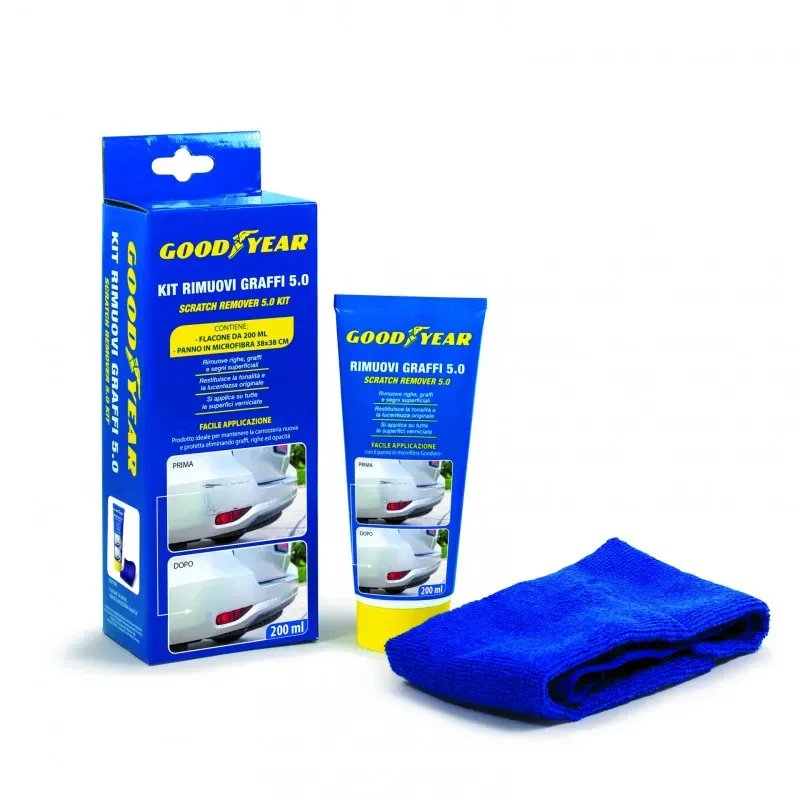 Kratzentferner 200 ml mit Mikrofaser‐Tuch, Goodyear