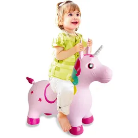 Jamara Einhorn mit Pumpe Hüpftier