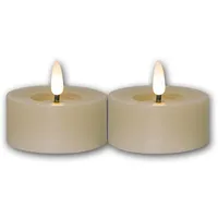 Star Trading Flamme Flow LED-Kerze 6 cm beige