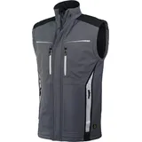 Leibwächter Softshell-bodywarmer Flexb Gr. 3xl Grau/schwarz