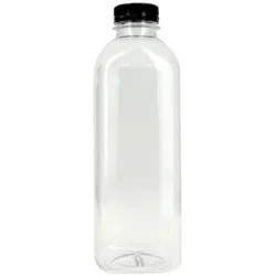 PuntoQPack 50 Stk. Transparente PET-Flaschen für kalte Getränke Ref BP1000C