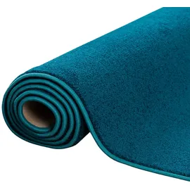 Snapstyle Hochflor Velours Teppich Luna Petrol in 24 Größen