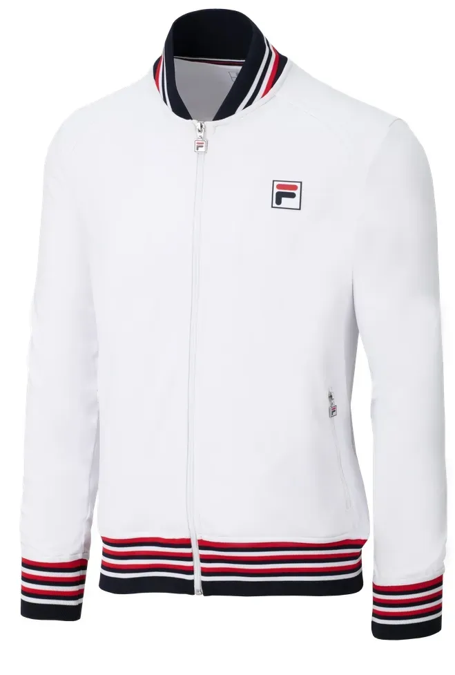 Fila Freizeitjacke Bruce (angenehmer Tragekomfort) weiss/navyblau Herren