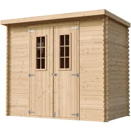 TIMBELA M310C Gartenhaus 2,39 x 1,42 m Beige