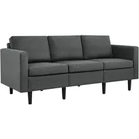 3-Sitzer Sofa Bequeme Couch 188,5 cm L × 79 cm B × 80 cm Modernes Design