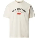 The North Face Herren S/S Varsity Graphic T-Shirt, White Dune, XL