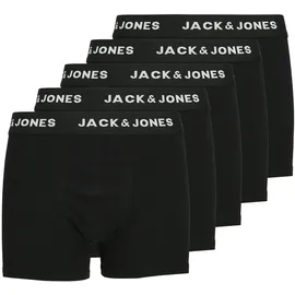 JACK & JONES Huey Boxershorts 5 Einheiten Black / Pack Black / Black / Black / Black 14 Jahre
