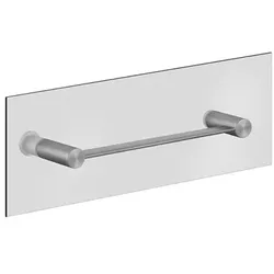 Gessi316 Handtuchhalter 300 mm zur Montage an einer Glaswand, 54921239, Farbe: Edelstahl matt gebürstet