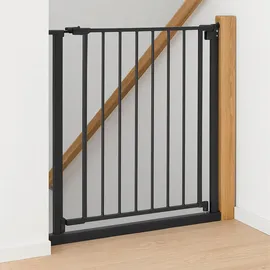 Relaxdays Treppenschutzgitter 75–80 cm Schwarz