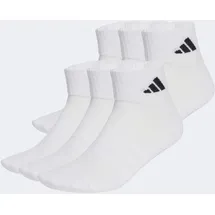 adidas Cushioned Essentials Ankle Socken 6er Pack Schwarz/Weiß 46-48