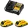 DeWalt Akku-Kit (2x 18V/2Ah plus DCB1104)