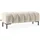 konsimo® Sitzhocker Veloursstoff 120 x 50 x 50 cm Blau/Schwarz