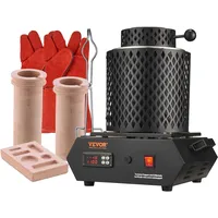 Vevor Goldschmelzofen1350 W 1150 °C Max. Temperatur, digitaler elektrischer