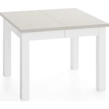 WFL GROUP Esszimmertisch 100 x 77 x 100 cm beige