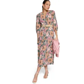 Zero Maxikleid Blumenprint Rosé/Grün 34