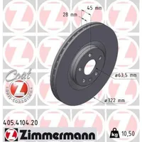 ZIMMERMANN Bremsscheibe COAT Z